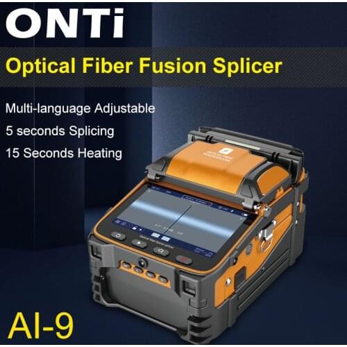 AI-9 Automatic SM&MM Multi-language Intelligent FTTH Fiber Optic Splicing Machine Optical Fiber Fusion Splicer
