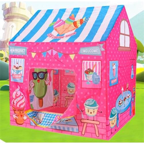Kids Tents Play House Portable Princess Castle Indoor Outdoor Kids Play Ball Pit Pool Playhouse Toys For Children Gift Boy Baby