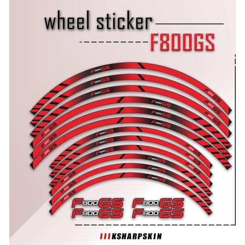 Hot Sale Personalized Reflective Tire Stickers Customizable Sticker Waterproof Decals For BMW F800GS F 800GS F800 GS F 800 GS