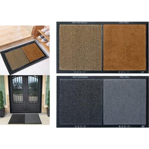 2pc Floor Mat Disinfecting Doormat Waterproof Carpet Rug Sanitizer Nordic Non Slip Home Doormat Foot Cleaner Hotel
