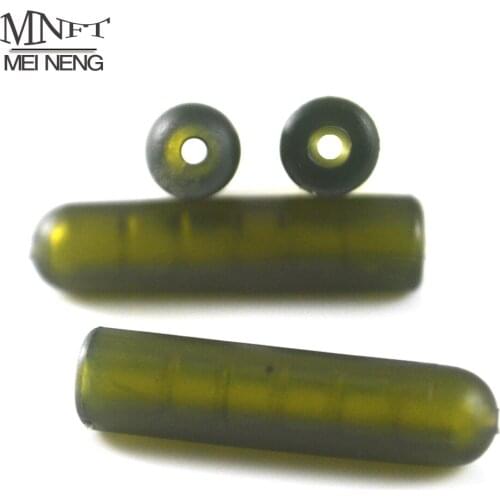 MNFT 20Pcs 25mm Carp Fishing Hose TPR Stopper Tube Fishing Clips Rig Sleeves Protector Buffer Beads Terminal Tackle Accessories
