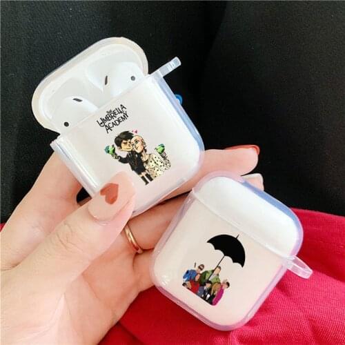 The Umbrella Academy Earphone Case for Airpods 1 2 Wireless Bluetooth Earphone Cover Soft Clear TPU Silicone Case