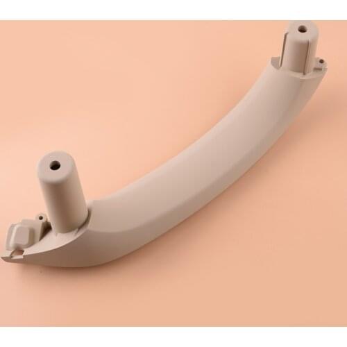 Beige Rear Right Car Interior Door Pull Handle Trim Cover Fit for BMW X3 F25 X4 F26 2011 2012 2013 2014 2015 2016 2017