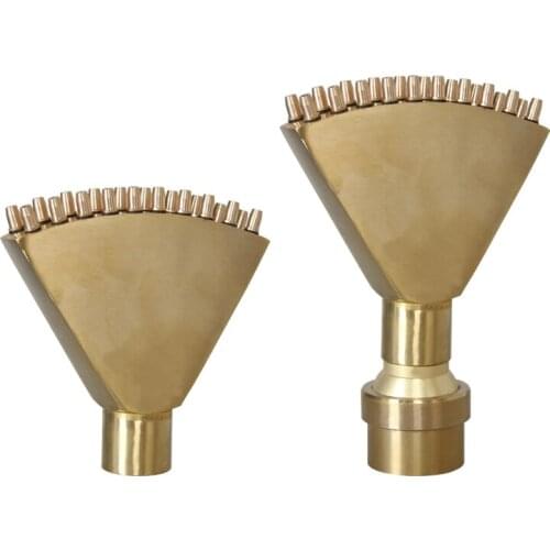 2 Layers 1" 1.5" Brass/Copper Fountain Nozzles Garden Pond Watering Fountain Nozzles