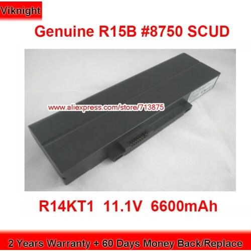 Genuine 23+050221+10 Battery R15B #8750 SCUD for Averatec 3150HD 3150HW N2300 P14N R15B R15D S15C-HD 11.1V 6600mAh