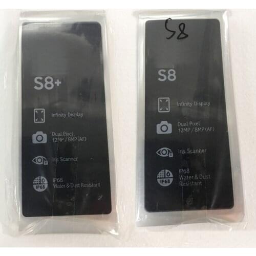 New Factory Film For Samsung Galaxy S6 S7 S8 Edge Plus J7 Prime Factory film OEM new phone Screen lens tape protector sticker st