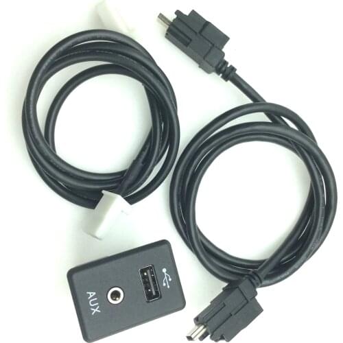 Original for Nissan 2018 Qashqai Sylphy Teana Bluebird x-trail Radio DA Screen USB/AUX Socket for LANNIA with cable leaf