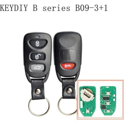Original KEYDIY B09-3+1 button Smart key KD For KD900/KD MINI/KD-X2 Key Programmer B Series Remote Control