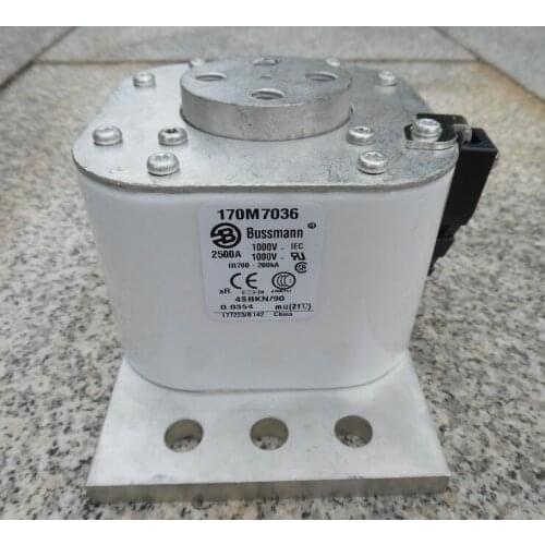 Fuses: 170M7036 2500A 1000V / 170M7037 2700A / 170M7156 3000A 1000V (4SBKN/90) / 170M7516 2400A 1250V aR