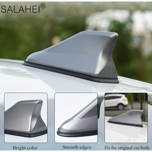 Car Shark Fin Antenna With Signal Radio Antenna Decoration Without Punching Signal Design For All Cars Aerials Car Styling