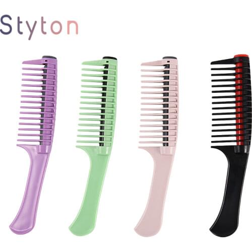 STYTON Hair Comb Anti-static Straightening Brush Womens Salon Hair Brush Hairdressing Products Barber Accessories
