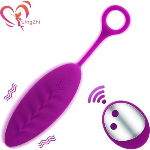 JingZhi Silicone Jump Egg Remote Control Vibrator Kegel Female Sex Toys for Couples Clitoral G-spot Massage Adult Products 18