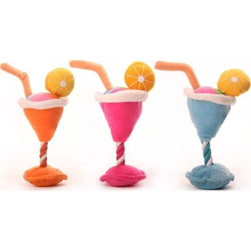 Pet Dog Ice Cream Toy Cute Plush Sound Toy Interactive Pet Chew Toy Pet Sound Toy Dog Squeaky Toy Puppy Bite Toy Legendog