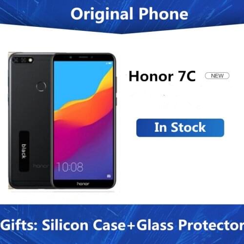International Firmware Honor 7C 4G LTE Cell Phone Android 8.0 5.99" IPS 1440X720 4GB RAM 32GB ROM Face ID Fingerprint