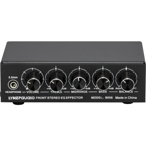Stereo Preamplifier Preamp Stereo Toner High/Medium/Bass Adjuster 3-Channel Sound Mixer Audio Mixer Musical Instruments