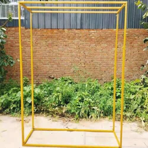 Wedding arch, background frame, retractable free metal frame, party birthday decoration party backdrops arche ballon