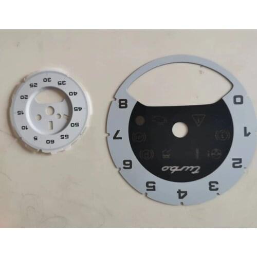 For Porsche Paramera 971 Cayenne 2017-2021 Tachometer Gauge Face Chrono Stopwatch Overlay