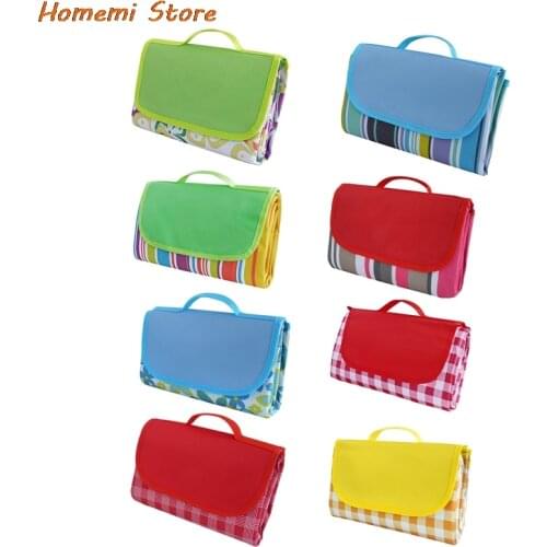 150x220cm High Quality Waterproof Folding Outdoor Camping Mat Widen Picnic Mat Plaid Beach Blanket Mat