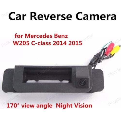 [High Quality] Trunk Handle Rearview camera for Mercedes Benz W205 C-class 2014 2015 Backup Camera Night Vision
