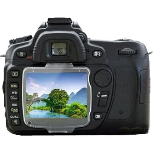 BM-7 Camera LCD Screen Monitor Protection Cover Transparent Plastic Protector Cover for Nikon D80 DSLR Camera