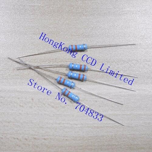 1000pcs/lot 1/2W 5% accuracy Carbon film resistance 1Ohm 47Ohm 180ohm 470ohm 9.1K Carbon film resistor