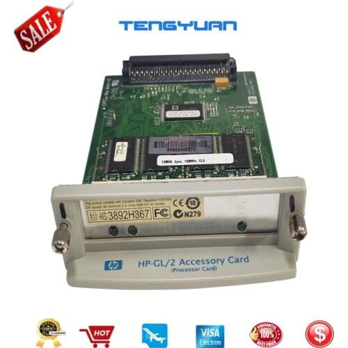 2XC7776-60151 C7776-60002 C7772A For HP Designjet 500 500plus GL2 Card Formatter Board Card +128M Fixes 05:09 05:10 ink plotter