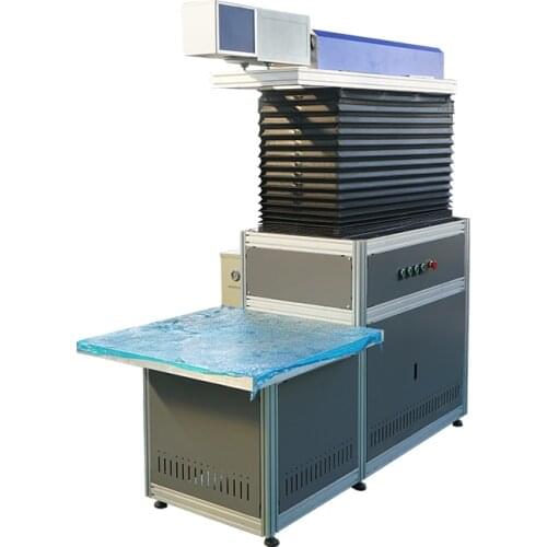 60w 70w 100w 150w RF CO2 Galvo Laser Marking Machine for Leather wood