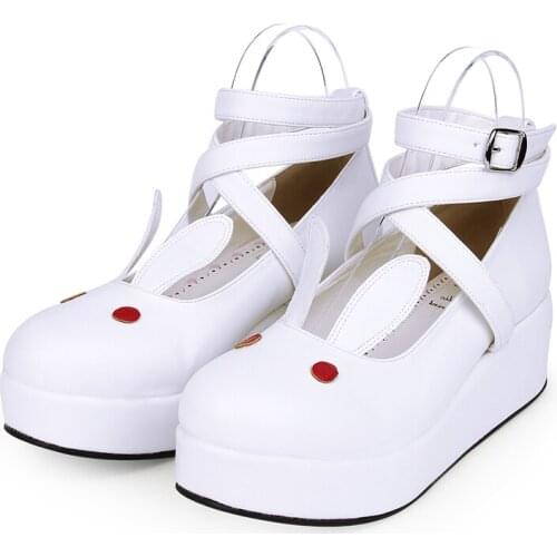 Angelic imprint woman mori girl lolita cosplay punk shoes lady high heels pumps women princess dress party shoes 33-47 8559
