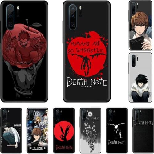 Anime Manga Death Note Notebook Customer Phone Case Funda For Huawei P9 P10 P20 P30 Lite 2016 2017 2019 plus pro P smart