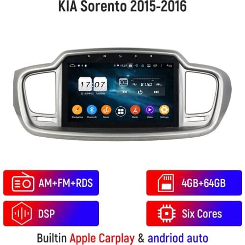 Car Intelligent System Multimedia Player Fit For 2015-19 Kia Sorento 10.1''Car MP5 Player Android 10 Radio GPS 4+64GB