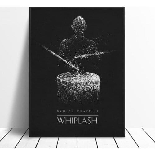 Whiplash Black & White Classic Movie Posters Silk WALL Art Decor Painting No Frame