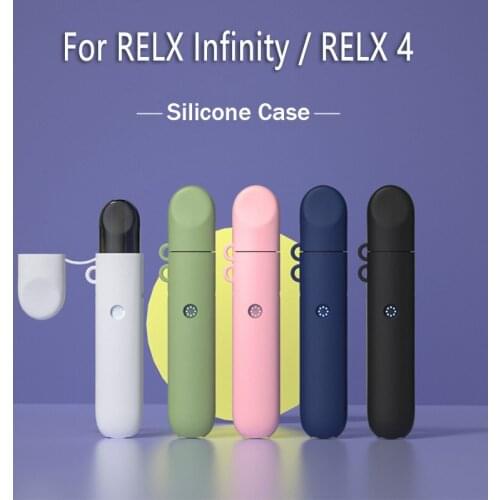 For RELX Infinity Case Soft Silicone Protective Shell Skin Relx 4th generation non-slip/dust-proof replacement case