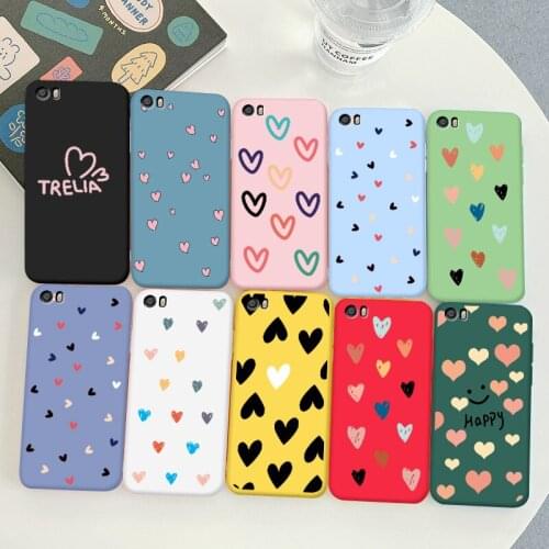 For Xiaomi 5 Case Protective Phone Shell Frosted Silicone Casing For Xiaomi 5 Color Heart-Shaped Soft TPU Back Cover