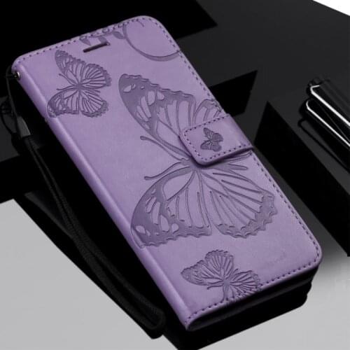 Flip Case for apple iPhone 13 12 X XR 11 Pro Max SE 2020 8 7 6 6s plus 5 5s Fundas Silicone holder Butterfly Phone Cover P06F