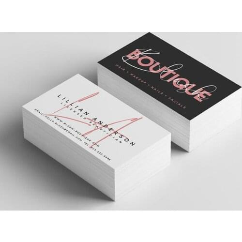 Coustom Printed Business Card Template Add Your Logo Free Design Business Card DIY Business Card Modern Business Stationery