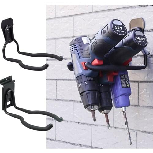 Gargae Hooks, Garage System Attachment Hooks Iron Heavy Duty Garage Storage Hooks for Large Power Tools, Chairs, Bikes, Ropes