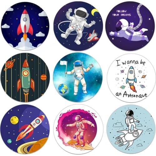 Solar System Outer Space Themed Stickers Birthday Party Decorations Paper Seal Sticker Labels For Kids Planet Themed Party