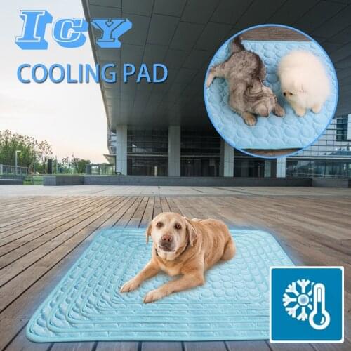 Dog Cooling Mat Summer Dog Bed Pad Cat Blanket Breathable Pet Ice Pad Sofa Washable Pet Cooling Mat For Small Medium Large Dogs