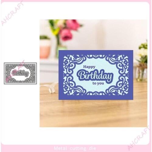 Rectangle Frame Metal Cutting Dies for DIY Scrapbooking Album Paper Cards Decorative Crafts Embossing Die Cuts