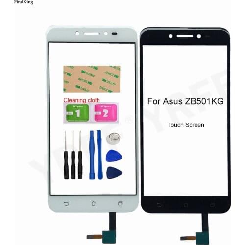 5.0'' Touch Screen For Asus ZenFone Live ZB501KL Touch Screen Digitizer Sensor Front Glass Panel Replacement Part