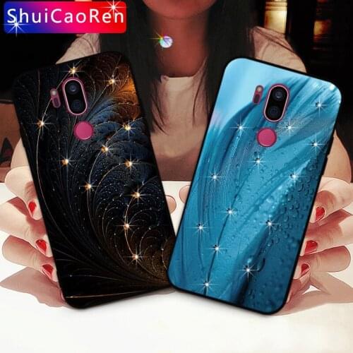 Bling Crystal Rhinestone Case For LG Optimus G5 G6 G7 ThinQ Luxury Capa Diamond Cover For LG Magna V20 V30 V50