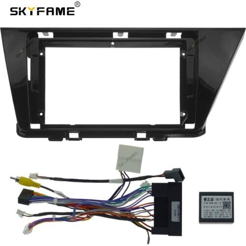 SKYFAME Car Frame Cable Canbus For KIA NIRO 2014-2018 Screen Dask Kit Fascia Frame