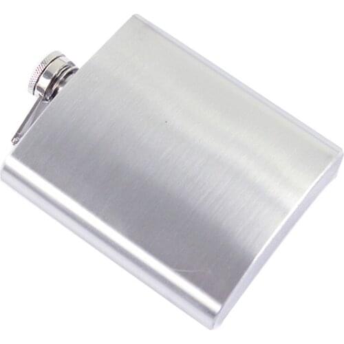 Outdoor Durable Portable Compact Pocket 7oz/198ml Stainless Steel Hip Flask