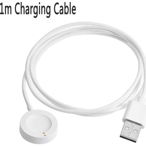 1m USB Charging Cable For Fossil Gen 5 Carlyle Julianna Smart Watch Data Line for Gen 4 Sport Michael Kors Runway Emporio