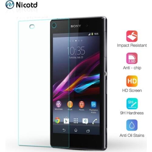 Premium 9H Tempered Glass For Sony Xperia Z1 Z3 Compact Screen Protector For Sony M5 M4 T2 T3 Z2 Z3 Z4 HD Glass Protective Film