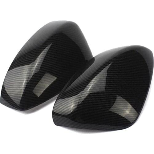 1Pair For Mazda Cx-5 Cx5 17-18 Car Rearview Mirror Abs Carbon Fiber Color Door Wing Mirror Cover Shell