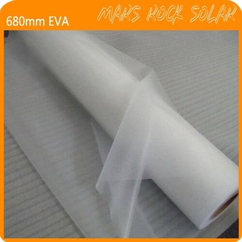 10meters 680mm width Solar EVA Film, 0.3mm thickness for solar cell encapsulation with TUV certification