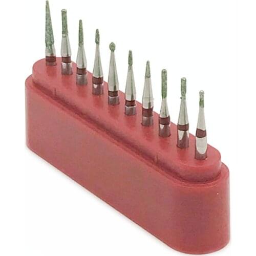 10pcs/Set Dental FG diamond burs kit For Childrens Teeth Preparation 1.6mm