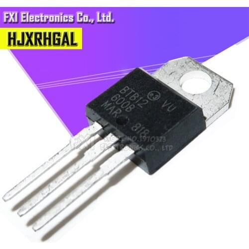 100PCS BTA12-600B BTA12-600 TO-220 TO220 BTA12