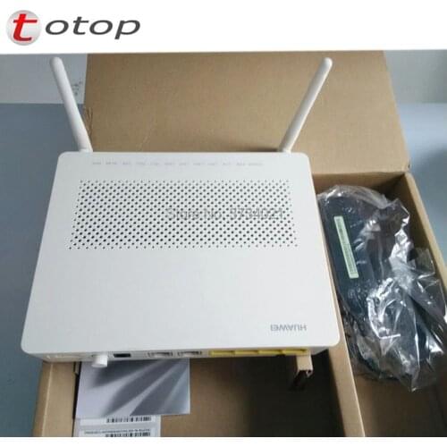 Free shipping Huawei echolife hg8245h gpon ont onu 4GE+PORT+VOICE+USB+WIFI SIP wired Termina Class C+ optical network terminal